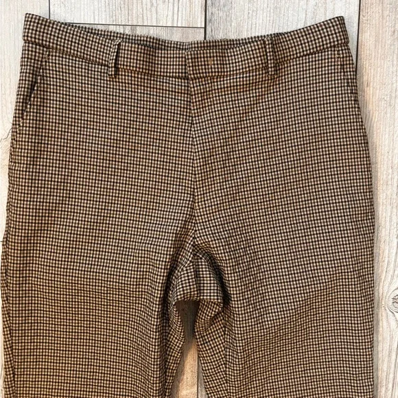 Tommy Hilfiger Men's Brown Houndstooth Pants w Stretch 34 x 34 Like New - Picture 4 of 8